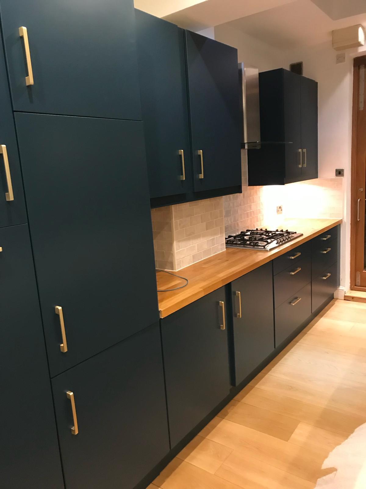 1 Resprayed Dark kitchen